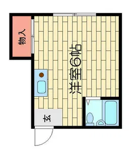瓜破ハイツ【203号室】の間取り