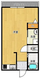 グラッドディエム【1階】の間取り