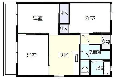 大阪府岸和田市磯上町2丁目【アパート】の間取り