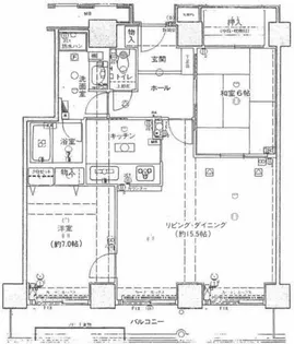 オークプリオタワー【21階】の間取り