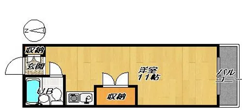 アドバンス1【1階】の間取り