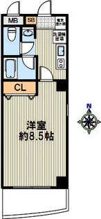 アイマール国香【801号室】の間取り