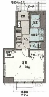 兵庫県西宮市名次町【アパート】の間取り