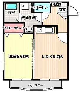 ジュネスⅡ【103号室】の間取り