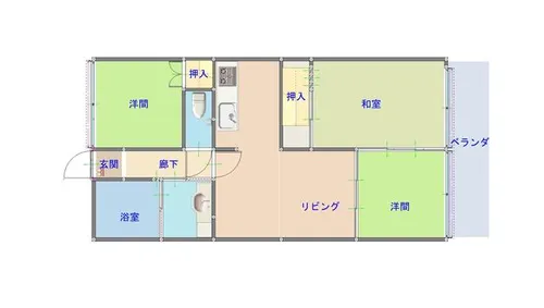 福岡県北九州市小倉北区神岳2丁目【マンション】の外観