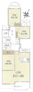 コープ野村 須磨・千守【4階】の間取り