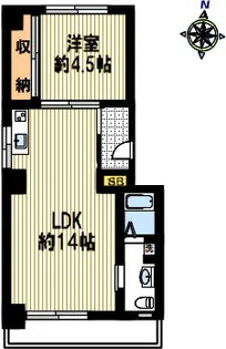 六甲レヂデンス【303号室】の間取り