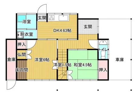 福岡県大牟田市大字甘木【一戸建】の外観