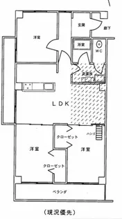 愛知県名古屋市名東区小池町【マンション】の間取り