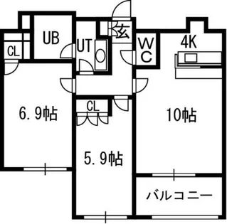 グランカーサ裏参道【14階】の間取り