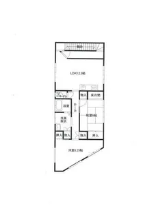 福岡県北九州市戸畑区元宮町【マンション】の間取り