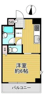帆先マンション【103号室】の間取り