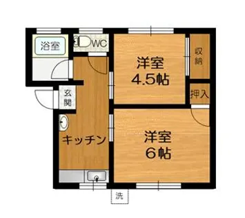 土居マンション【1階】の間取り