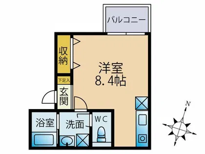 Pico La Maison HAKATA【102号室】の間取り