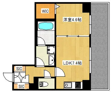 トロワ二日市【1階】の間取り