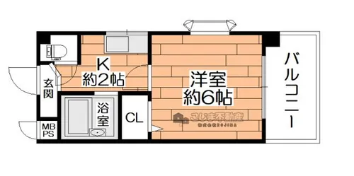 ベルエーキップ4階【4階】の間取り