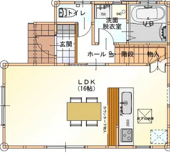 福岡県大川市大字向島【一戸建】の間取り