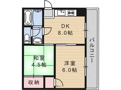 グリーンアミレット【3階】の間取り