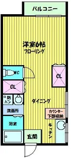 大阪府高槻市芥川町4丁目【マンション】の間取り