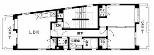 ケービー21【5階】の間取り