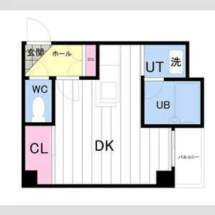 グランドール琴似【3階】の間取り