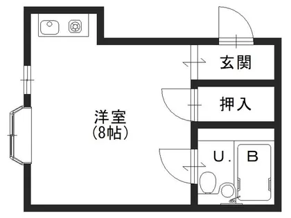 高野マンション【202号室】の間取り