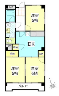ファミール寺本【101号室】の間取り