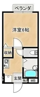 大志館【2階】の間取り