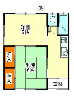 兵庫県伊丹市森本5丁目【アパート】の間取り
