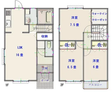 兵庫県三木市緑が丘町東1丁目【一戸建】の間取り