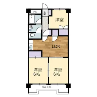 愛知県名古屋市名東区香流2丁目【マンション】の間取り