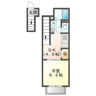 ハイツ雅【2階】の間取り