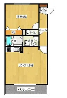 奈良県奈良市菖蒲池町【アパート】の間取り