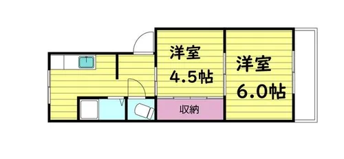 進和マンション【2階】の間取り