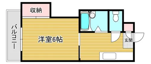 シャトレ境川Ⅱ【3階】の間取り