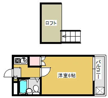 愛知県名古屋市中川区荒中町【アパート】の間取り