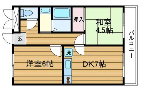 リビングゾーン88【4階】の間取り