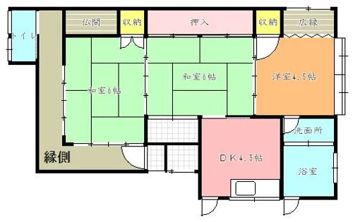 福岡県嘉麻市岩崎【一戸建】の間取り