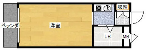兵庫県神戸市長田区戸崎通3丁目【マンション】の間取り