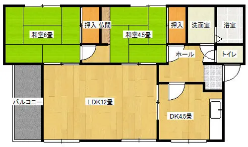 ソシアⅢ【201号室】の間取り