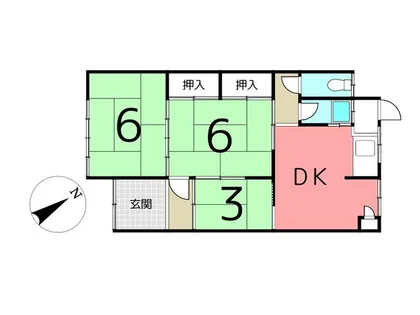 兵庫県相生市古池1丁目【一戸建】の間取り