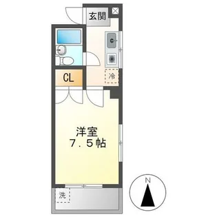 コーポ英大【305号室】の間取り