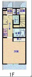 兵庫県三木市緑が丘町東1丁目【アパート】の間取り