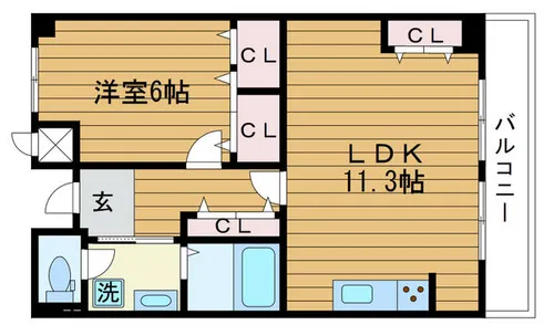 ハイムボナール【304号室】の間取り
