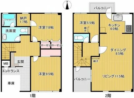 TSコート【1階】の間取り