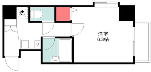 ベラジオ四条堀川【4階】の間取り
