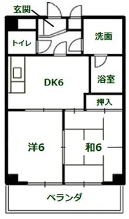 エルグランデ味美【4階】の間取り