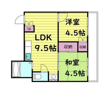 アーヴァン本田【3階】の間取り