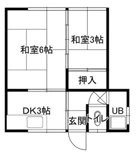 橋本市原田貸アパート【2階】の間取り