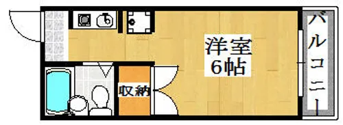 兵庫県明石市西明石南町2丁目【マンション】の間取り